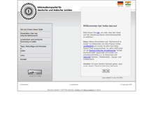 Tablet Screenshot of india-law.eu